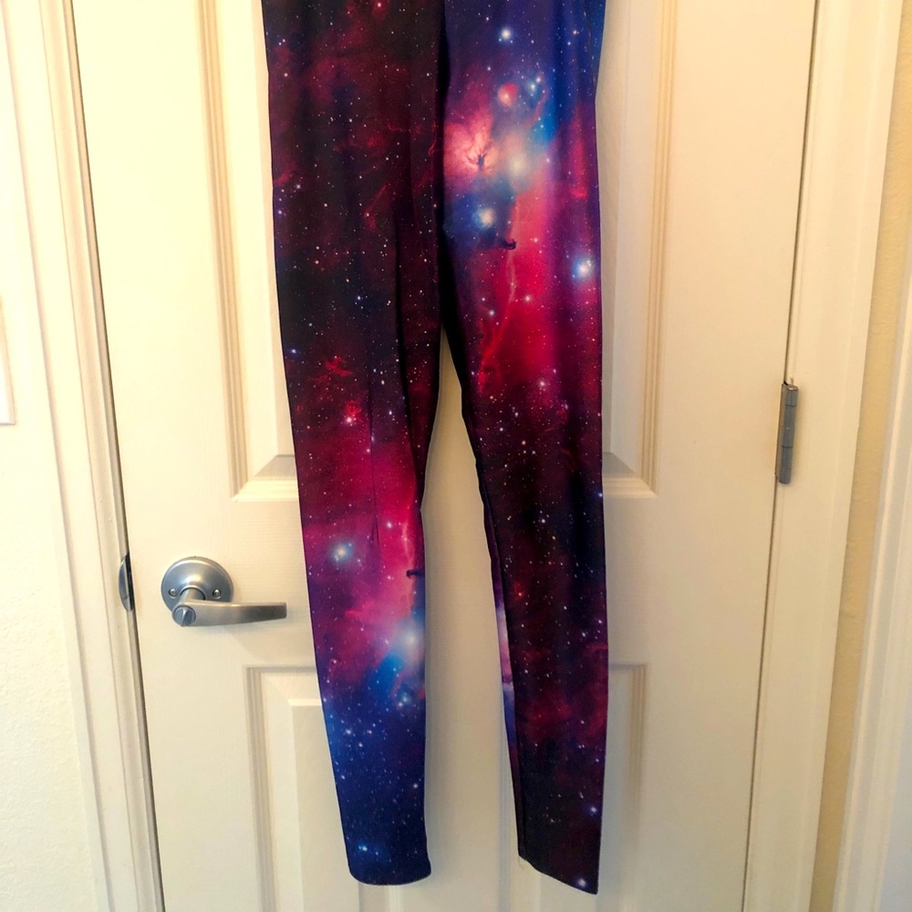 Women’s XS purple galaxy Blackmilk leggings